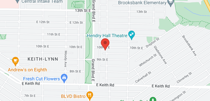map of 945 SUTHERLAND AVENUE